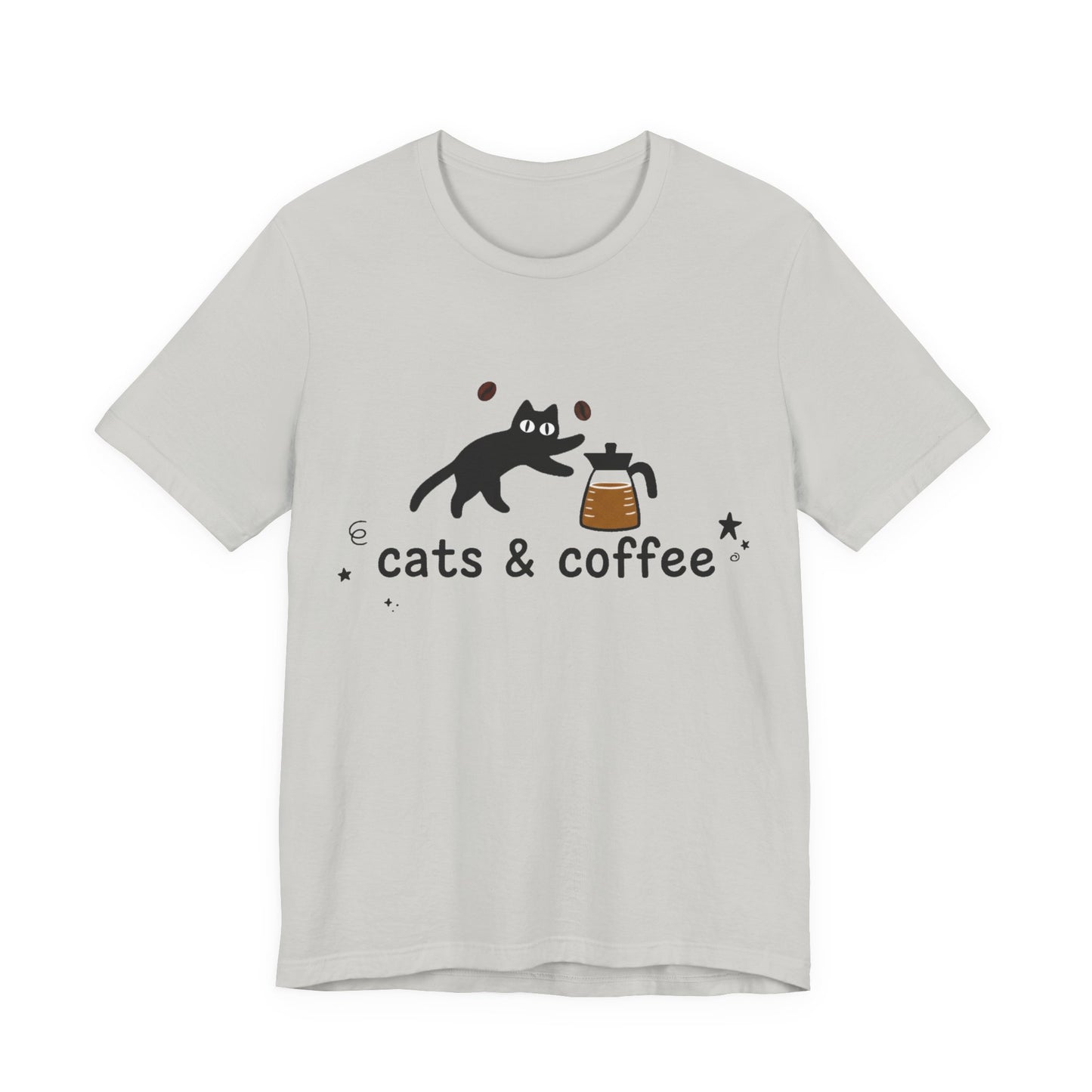 Cats & Coffee (Unisex T-Shirt)