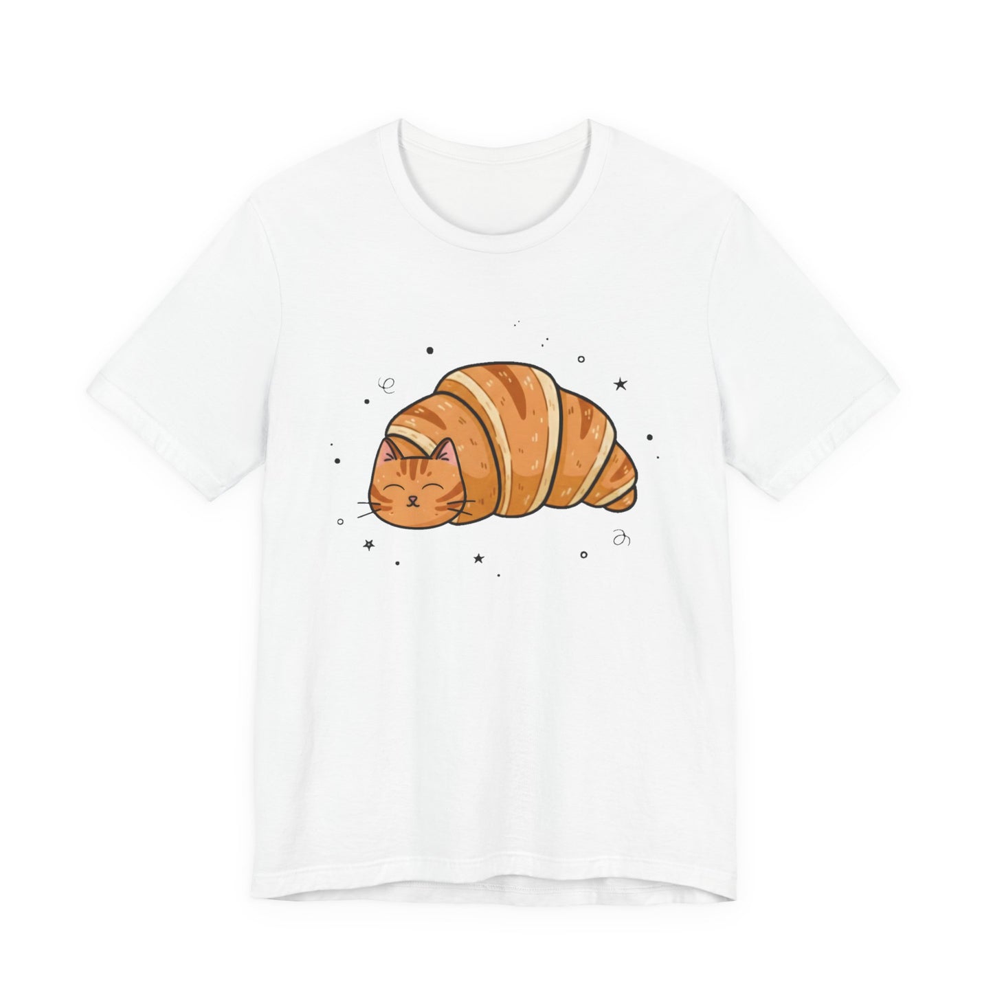 Orange Cat Croissant (Unisex T-Shirt)