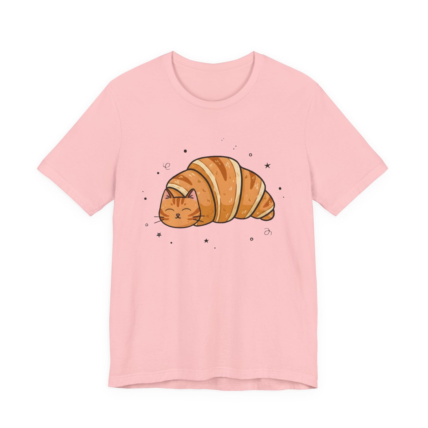 Orange Cat Croissant (Unisex T-Shirt)