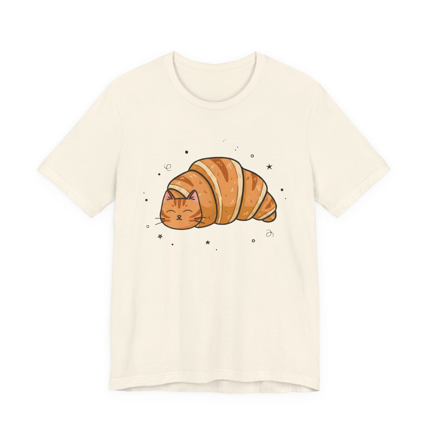 Orange Cat Croissant (Unisex T-Shirt)