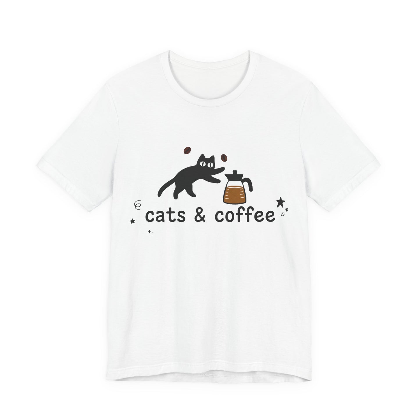 Cats & Coffee (Unisex T-Shirt)