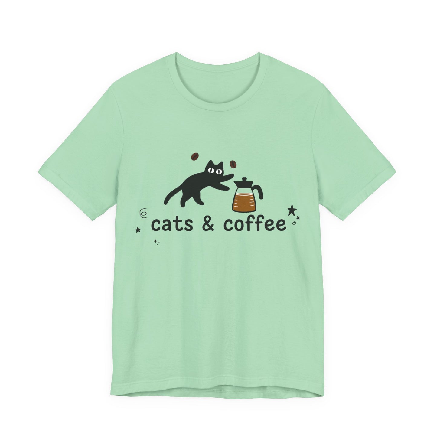 Cats & Coffee (Unisex T-Shirt)