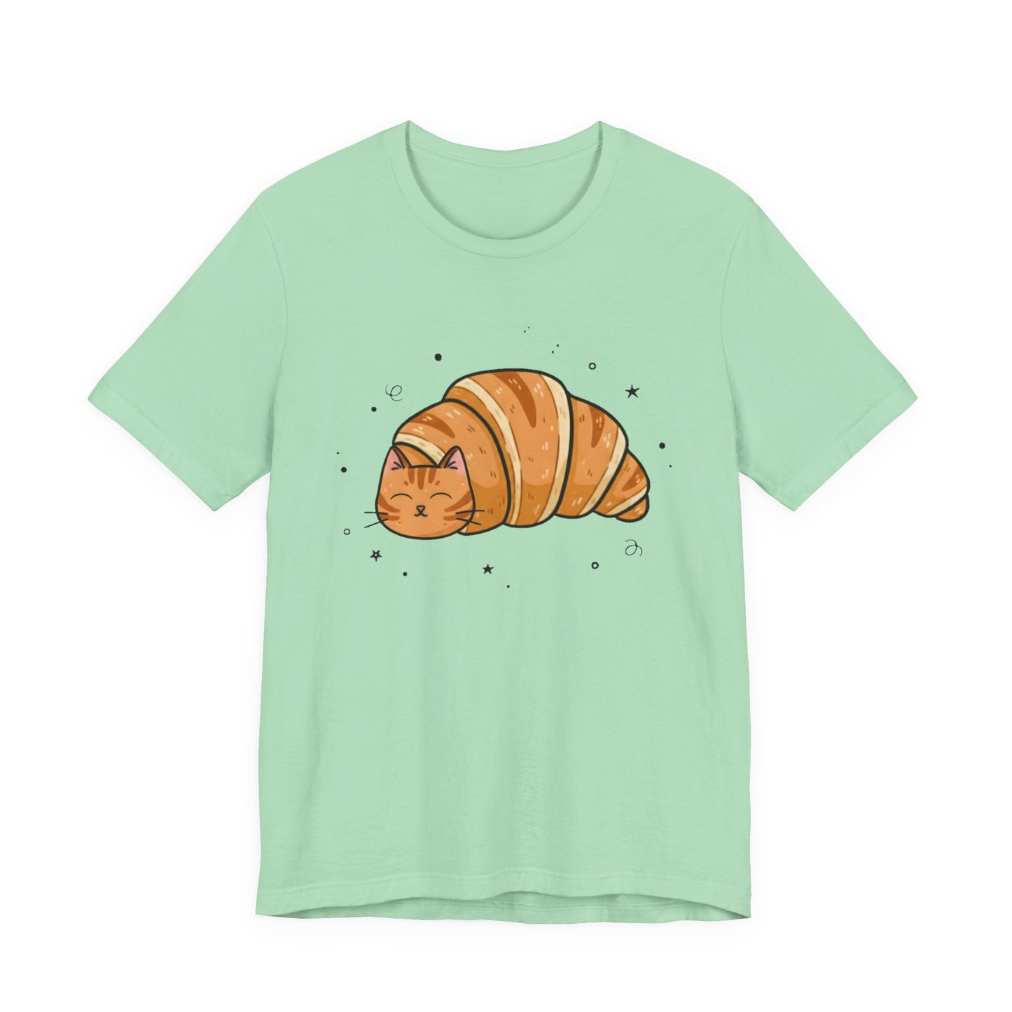 Orange Cat Croissant (Unisex T-Shirt)