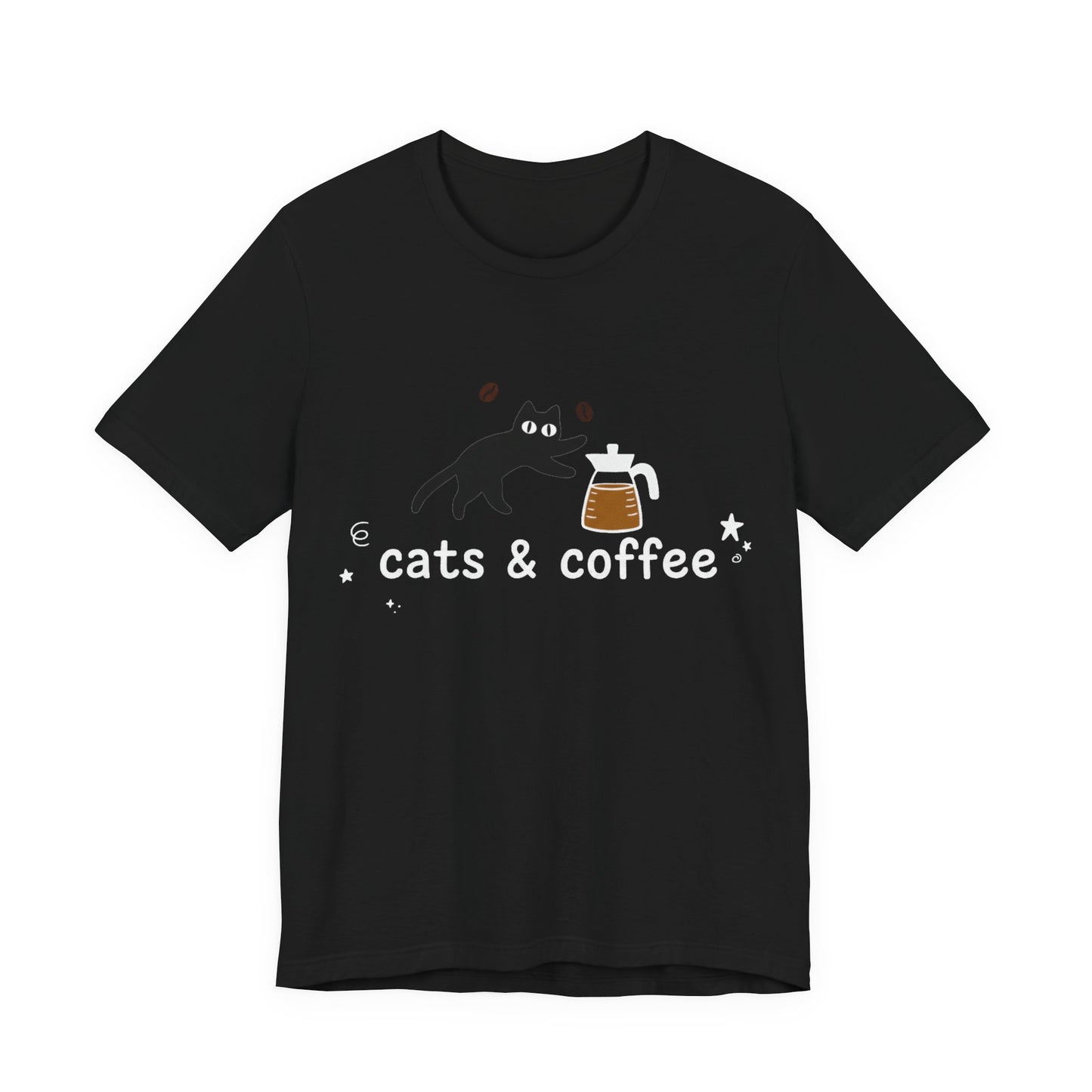 Cats & Coffee (Unisex T-Shirt)