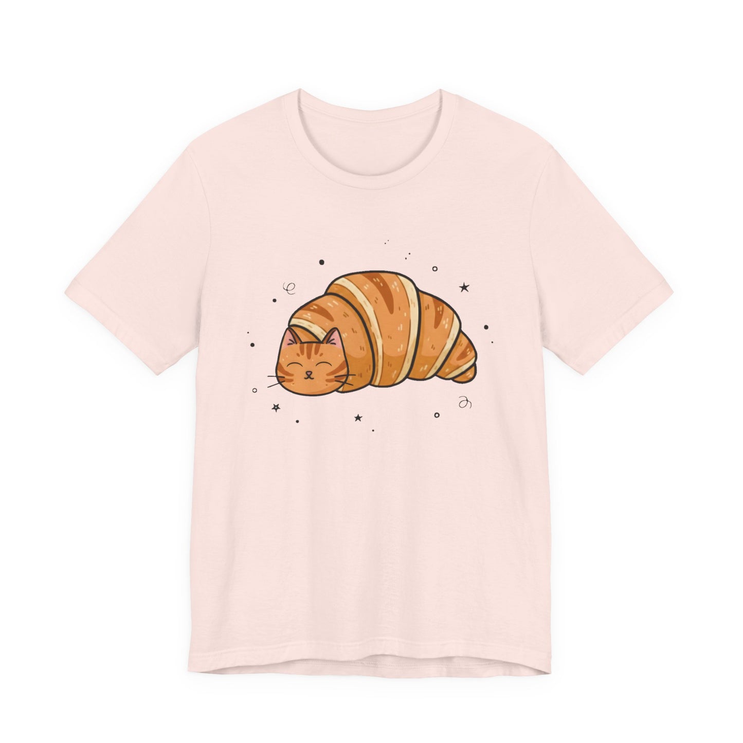 Orange Cat Croissant (Unisex T-Shirt)