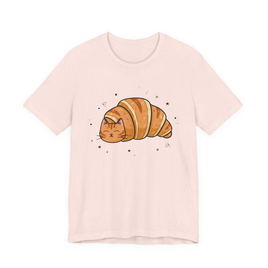 Orange Cat Croissant (Unisex T-Shirt)