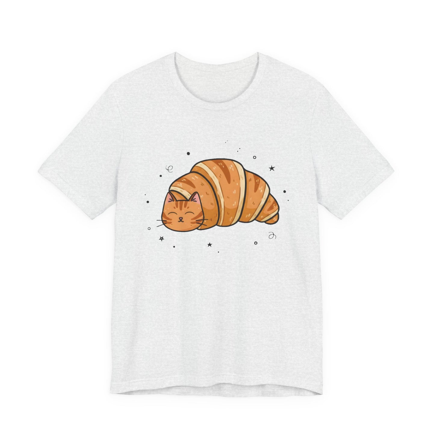 Orange Cat Croissant (Unisex T-Shirt)