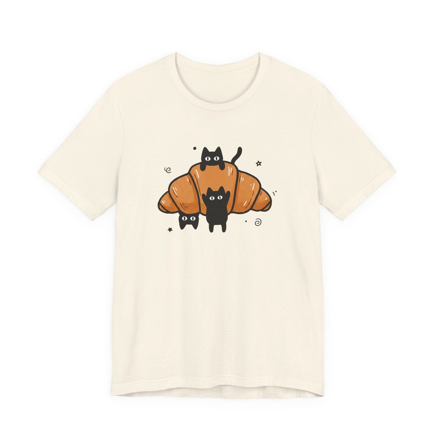 Cats & Croissant (Unisex T-Shirt)