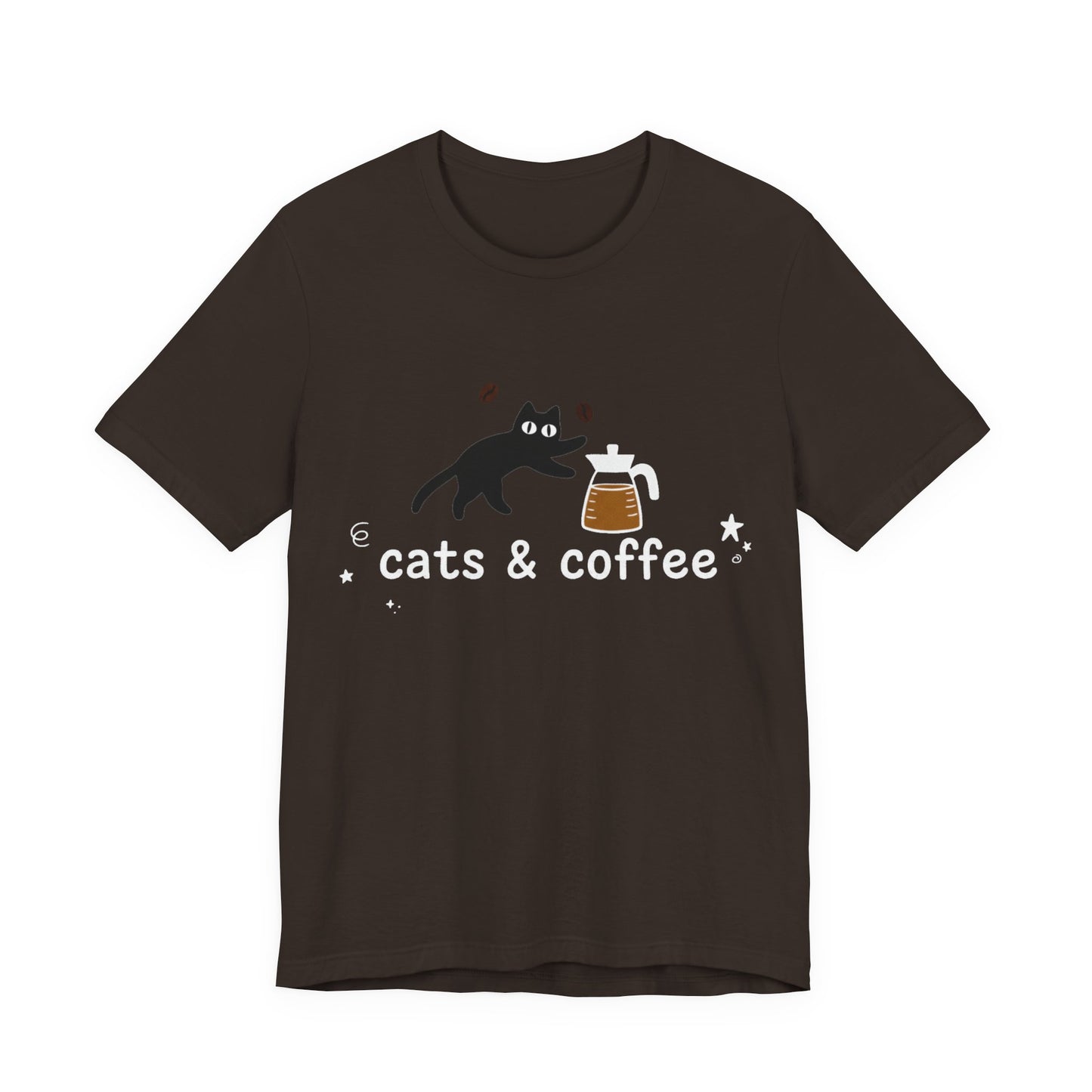 Cats & Coffee (Unisex T-Shirt)